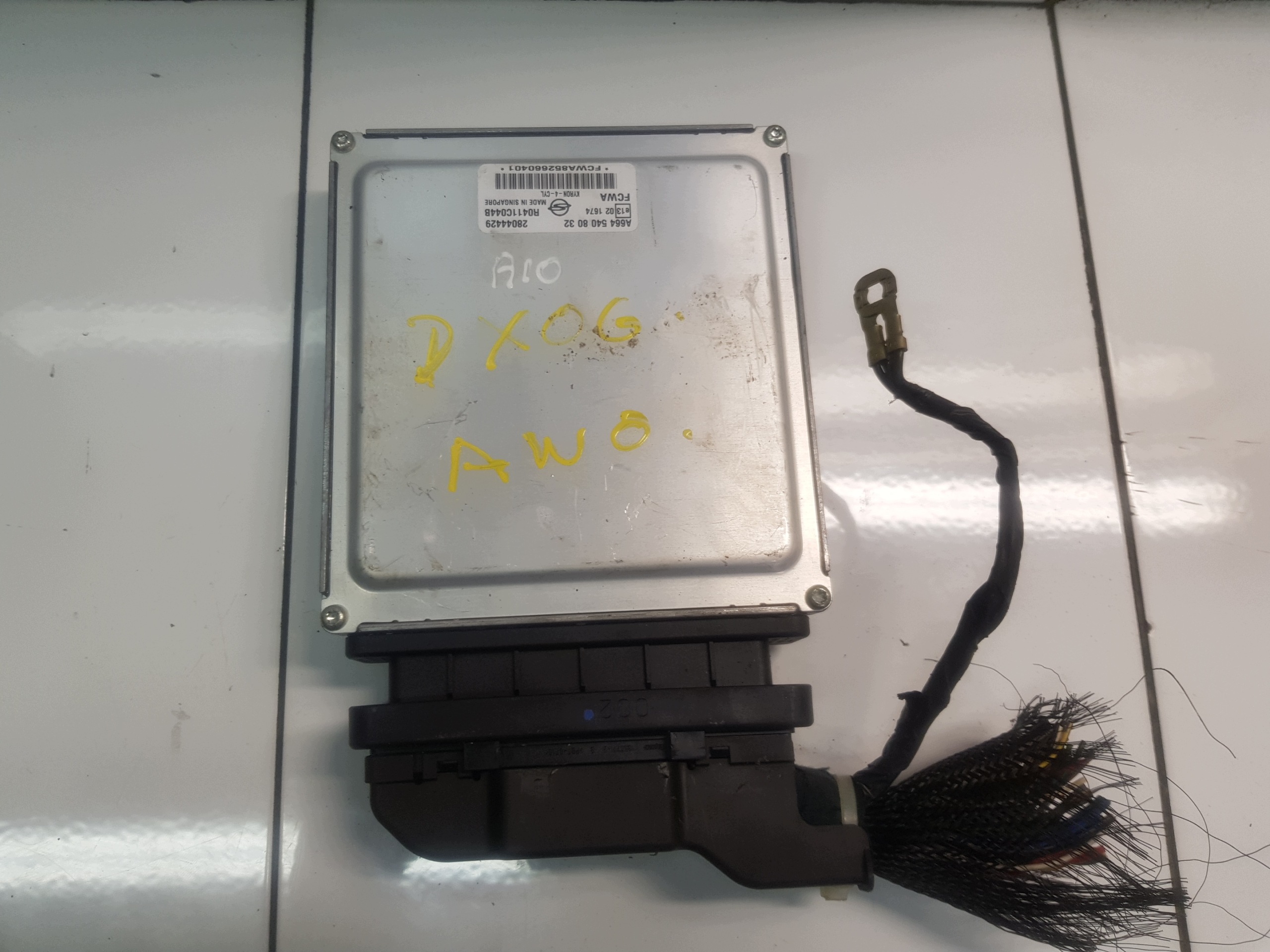 SSANGYONG KYRON 2.0XDI ordinateur unité de commande électronique uce moteur A6645408032