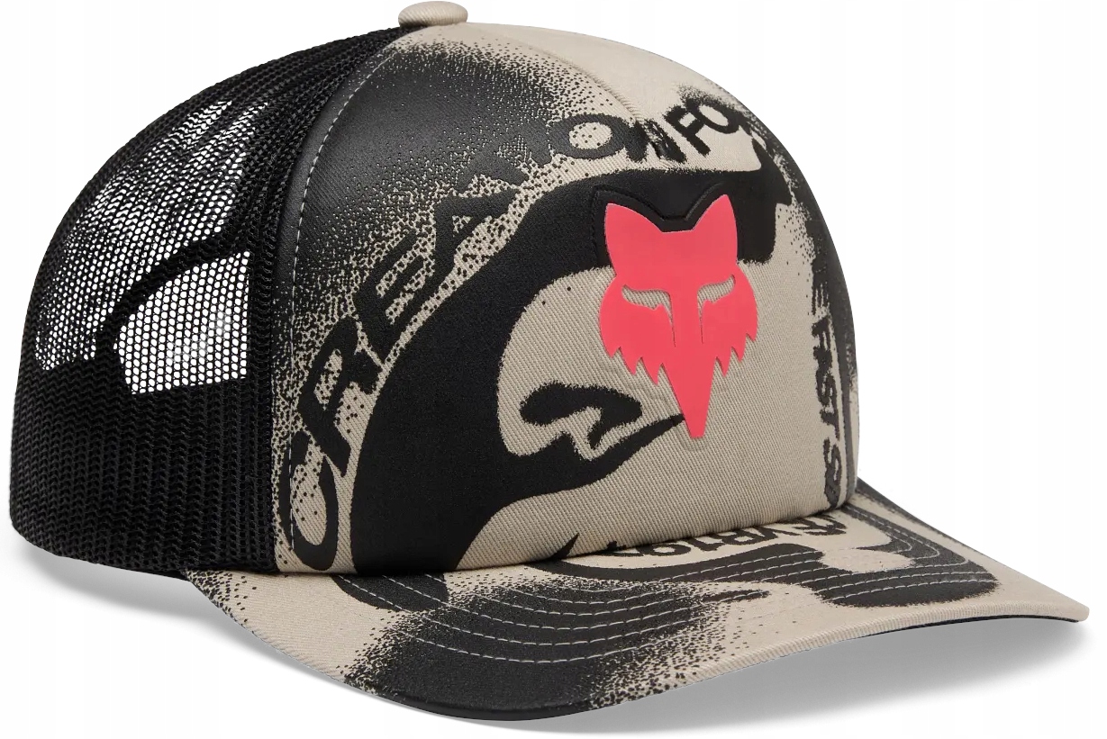 Trucker kšiltovka Fox Vision Mesh Trucker Hat Chalk