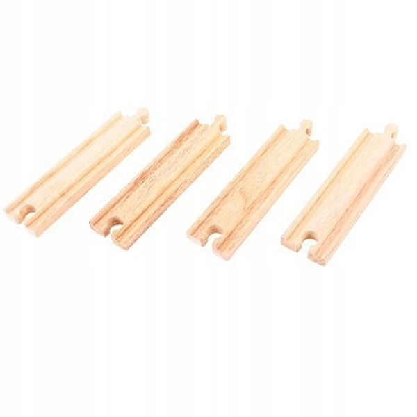 

Zestaw średnich drewnianych torów 4el Bigjigs Toys
