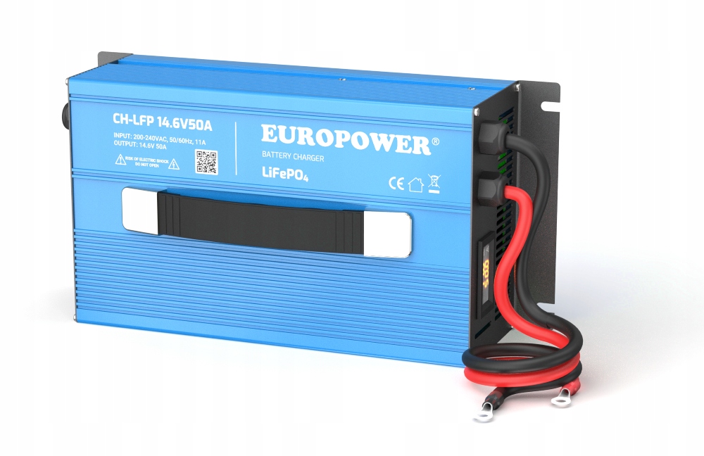Ładowarka Prostownik Akumulatorów LiFePO4 Lfp Lit Lithium 12V 50A Europower