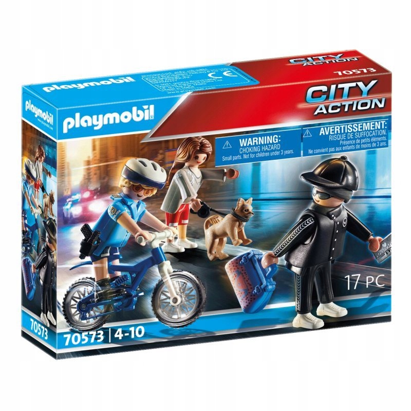 

Playmobil Policyjny rower: Pościg 70573