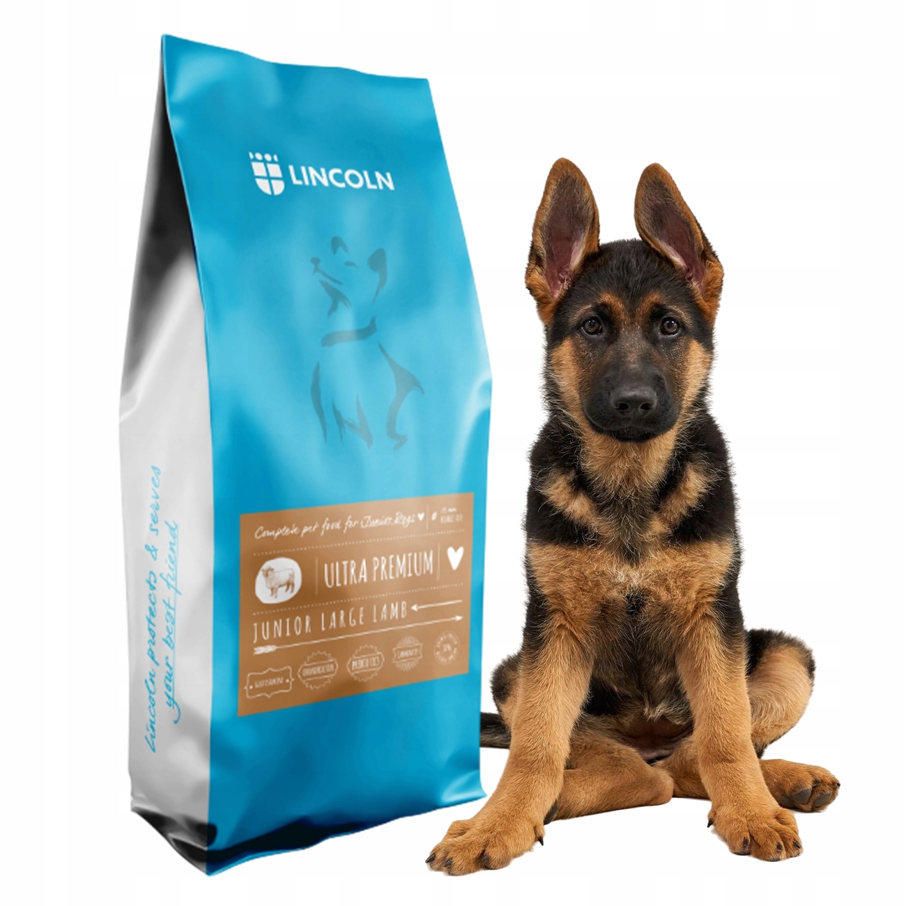 Lincoln Jagnięcina Junior 12KG Owczarek Lambrador Husky Beagle Amstaff