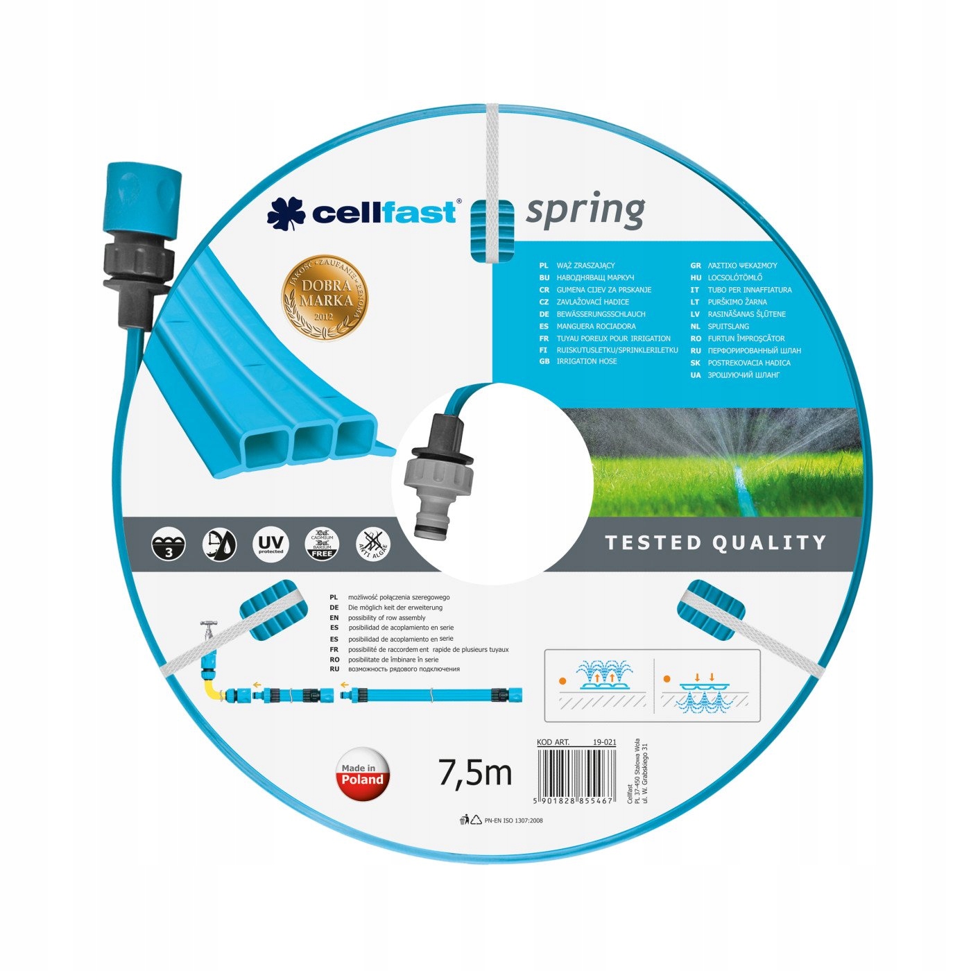 

Cellfast Wąż Zraszający Spring 7.5M N 19-021