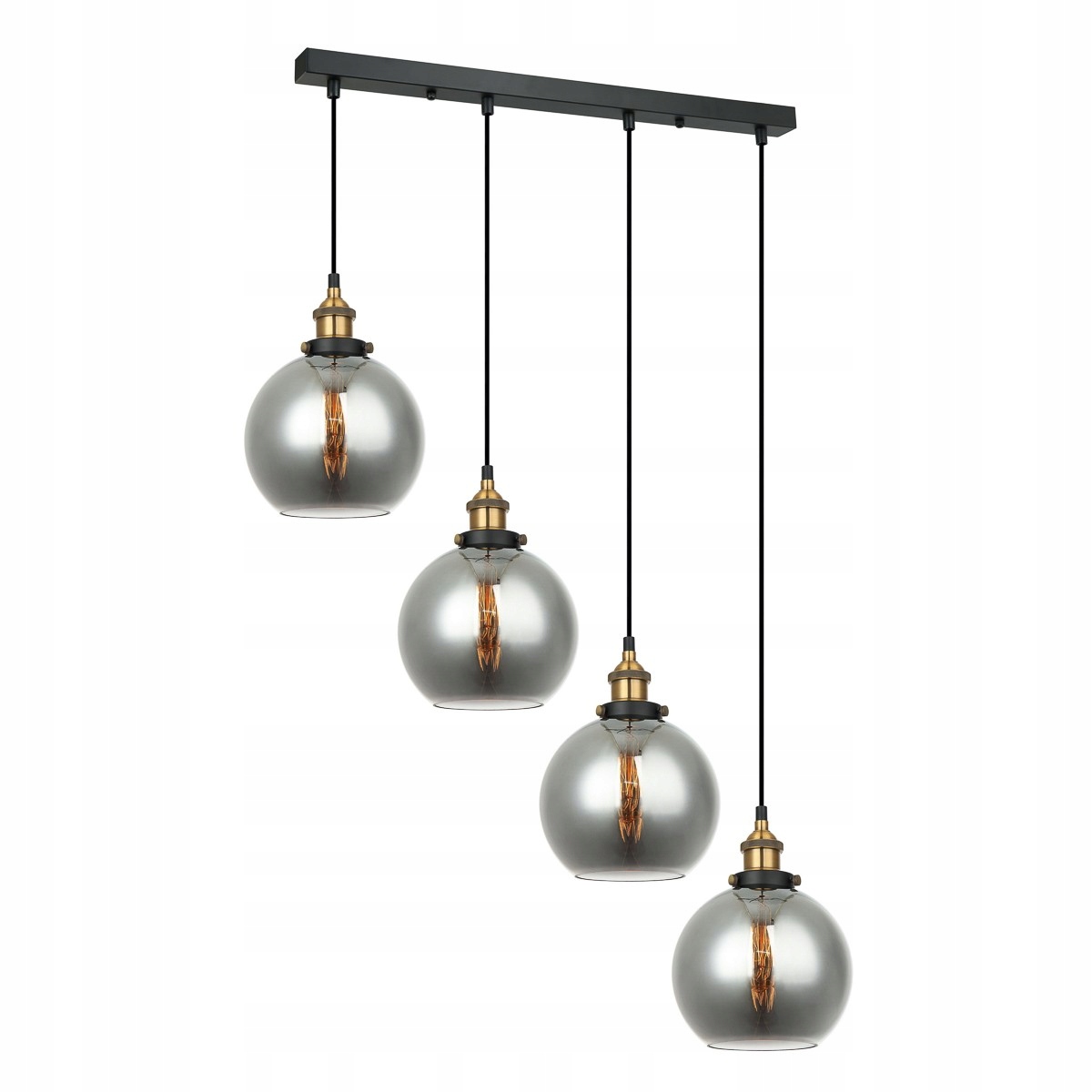 Závesná lampa Italux Cardena MDM-4330/4 Gd+sg