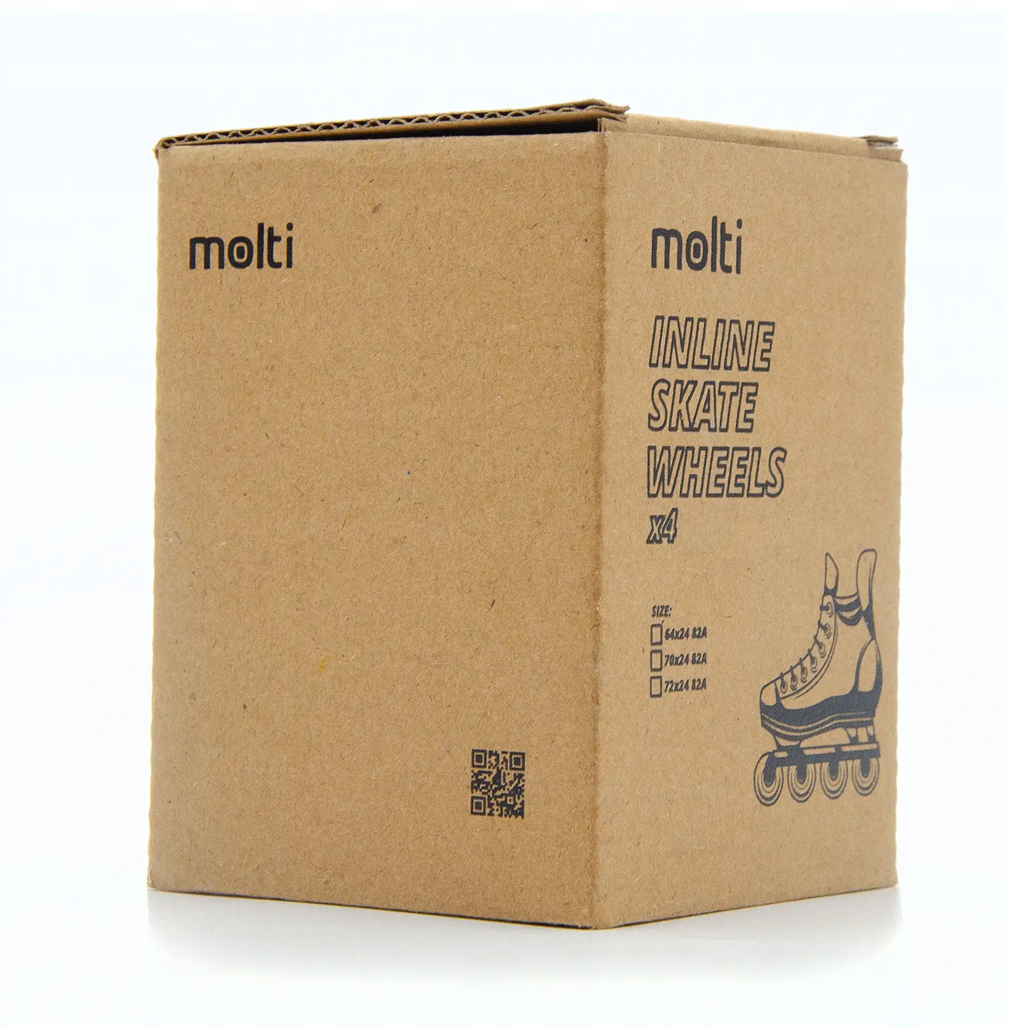 Komplet kółka do rolek + łożyska 70mm abec-9 8x molti Materiał PU