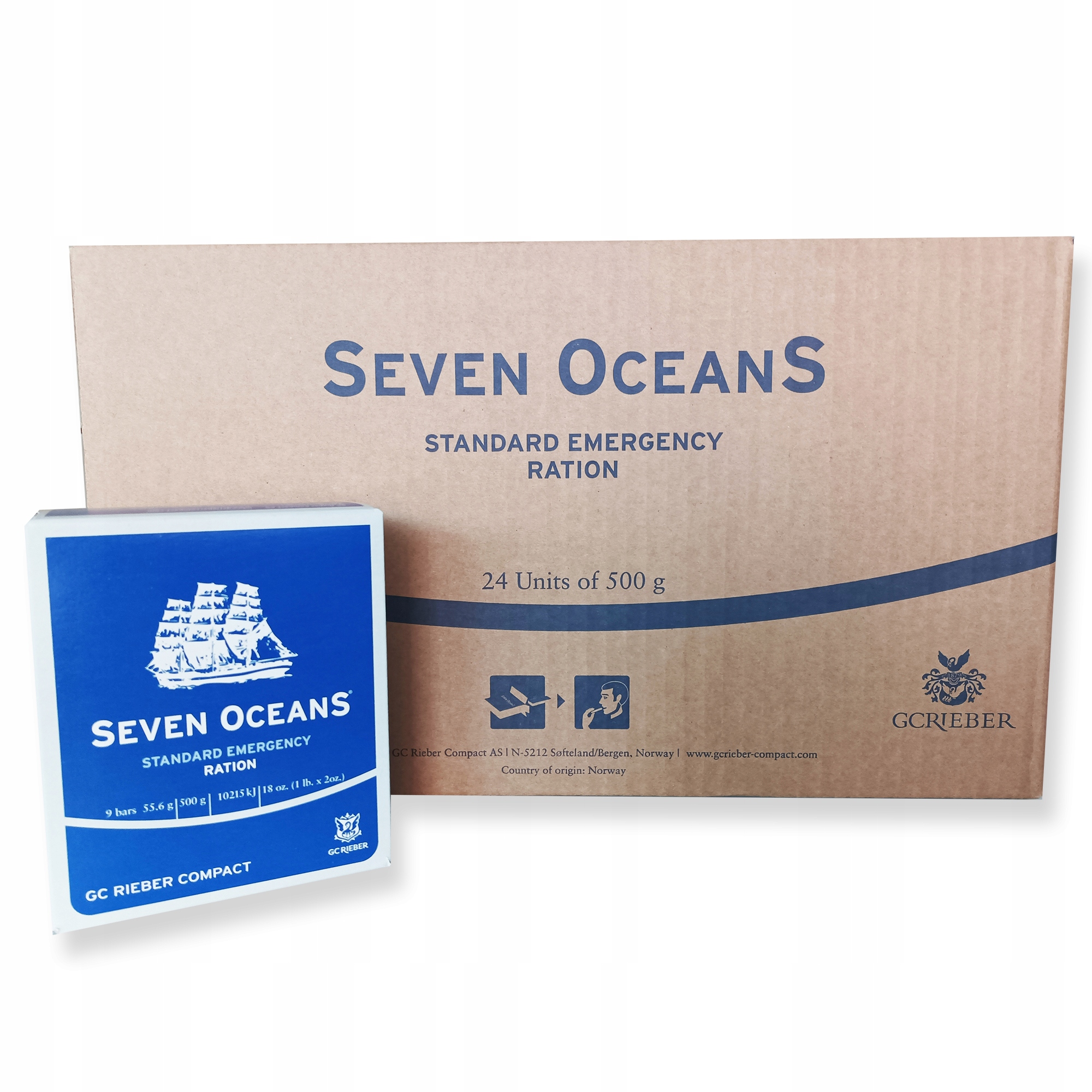 3x Racja żywnościowa SEVEN OCEANS NORWEGIA 500G Rodzaj wegetariańskie