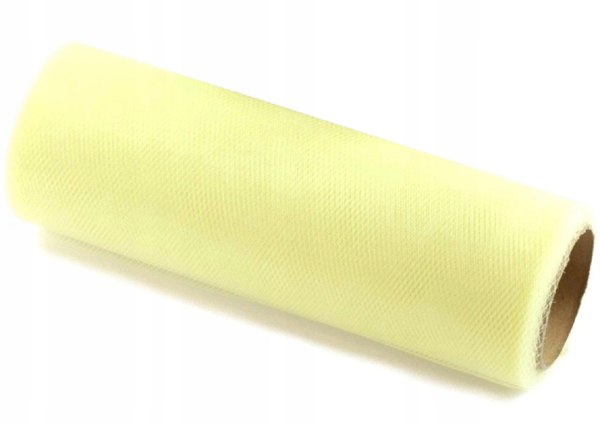 

Tiul w Rolce 15 cm x 9 m - Jasny Żółty |4|