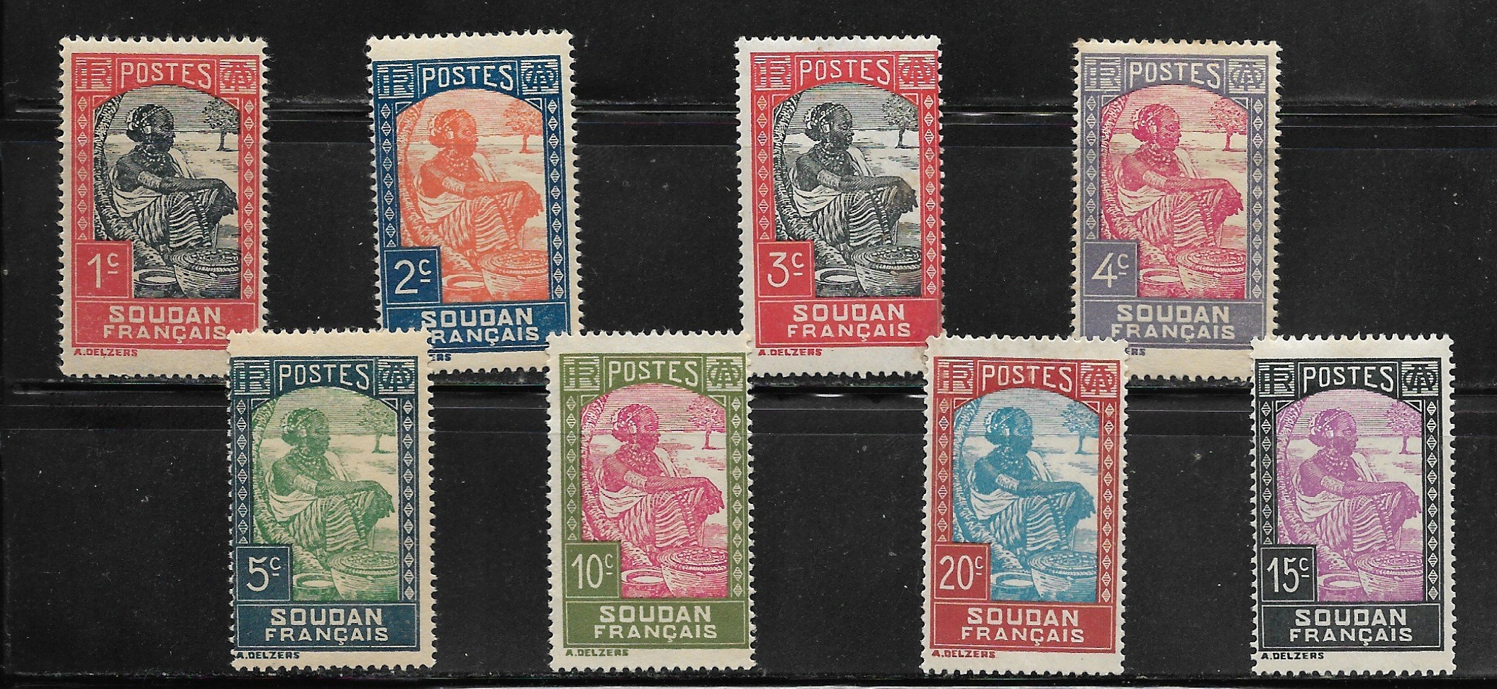 Sudan Francuski, Mi: FR-SU 60-67, 1931 rok