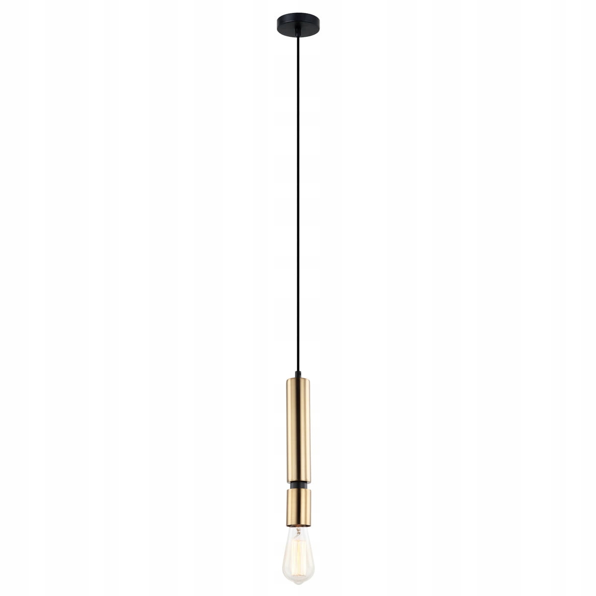 Italux Torla Závěsná lampa Černá, Mosaz E27 40W 105,5 cm Led