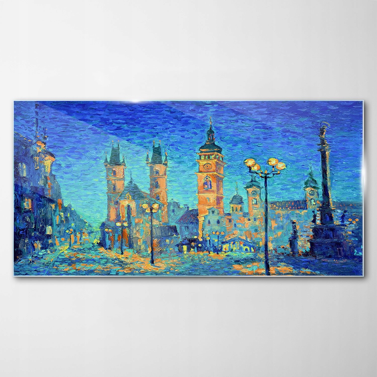 Obraz na skle Dekor Krajina Staré mesto 100x50