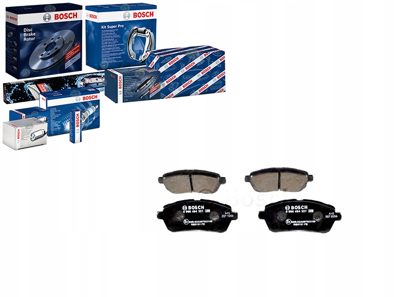Sada Brzdových Destiček Bosch 04465B1120 04465