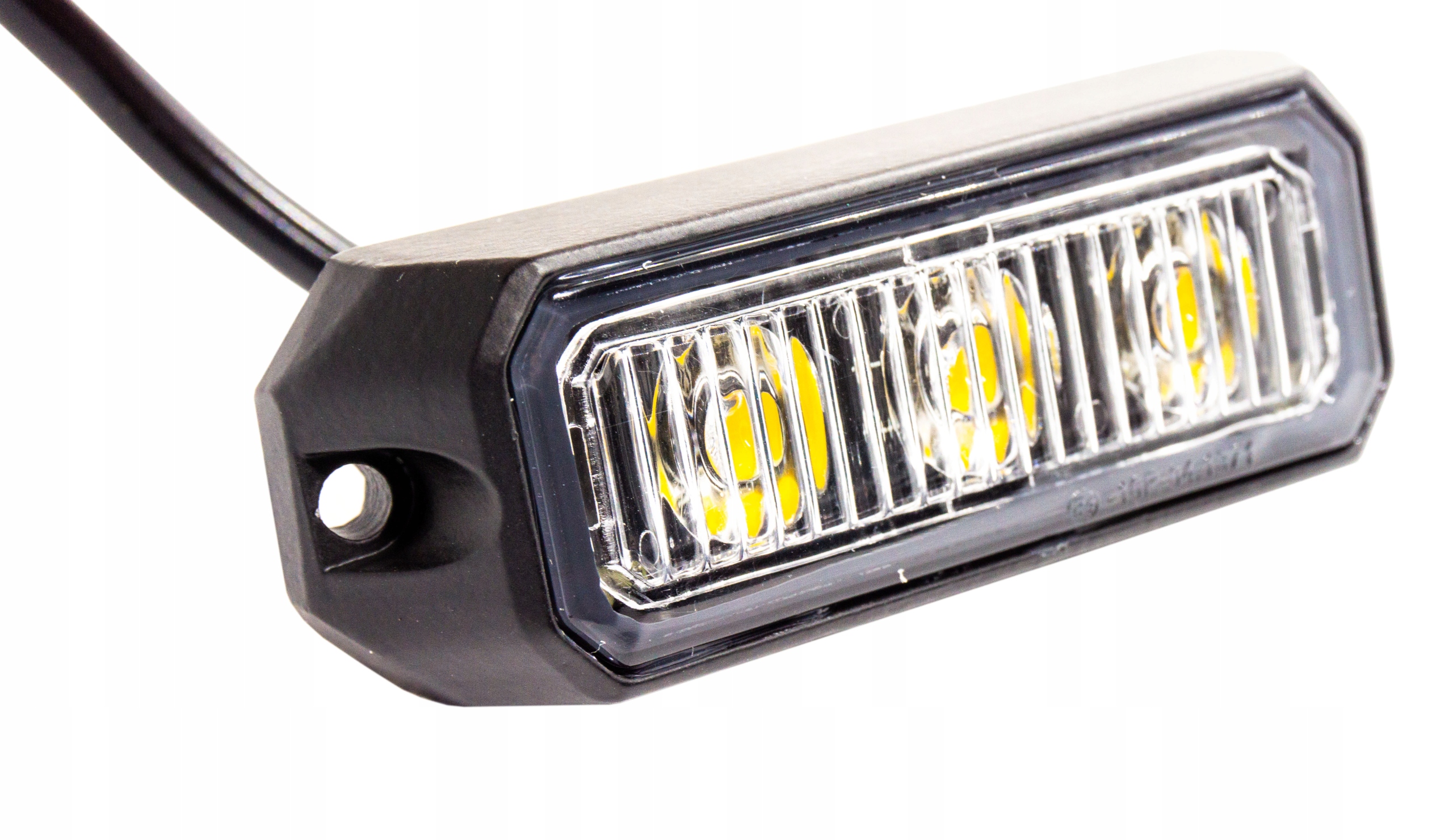 4x LAMPA OSTRZEGAWCZA 3LED STROBOSKOP LAWETA POMOC Weight with packaging 0 2 kg