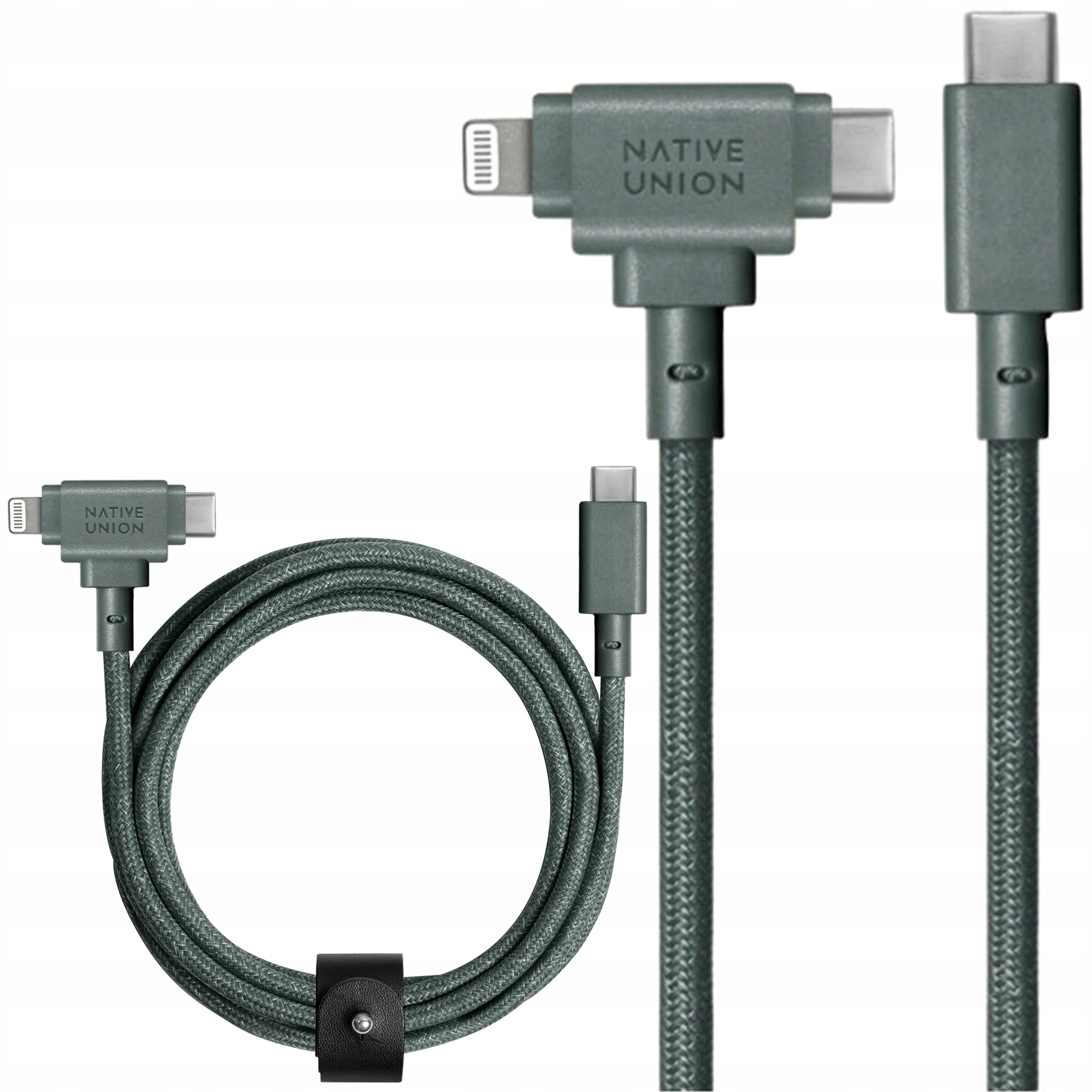 Native Union Belt Cable Duo Kabel Usb-c na Usb-c Lightning 60W 1.5m