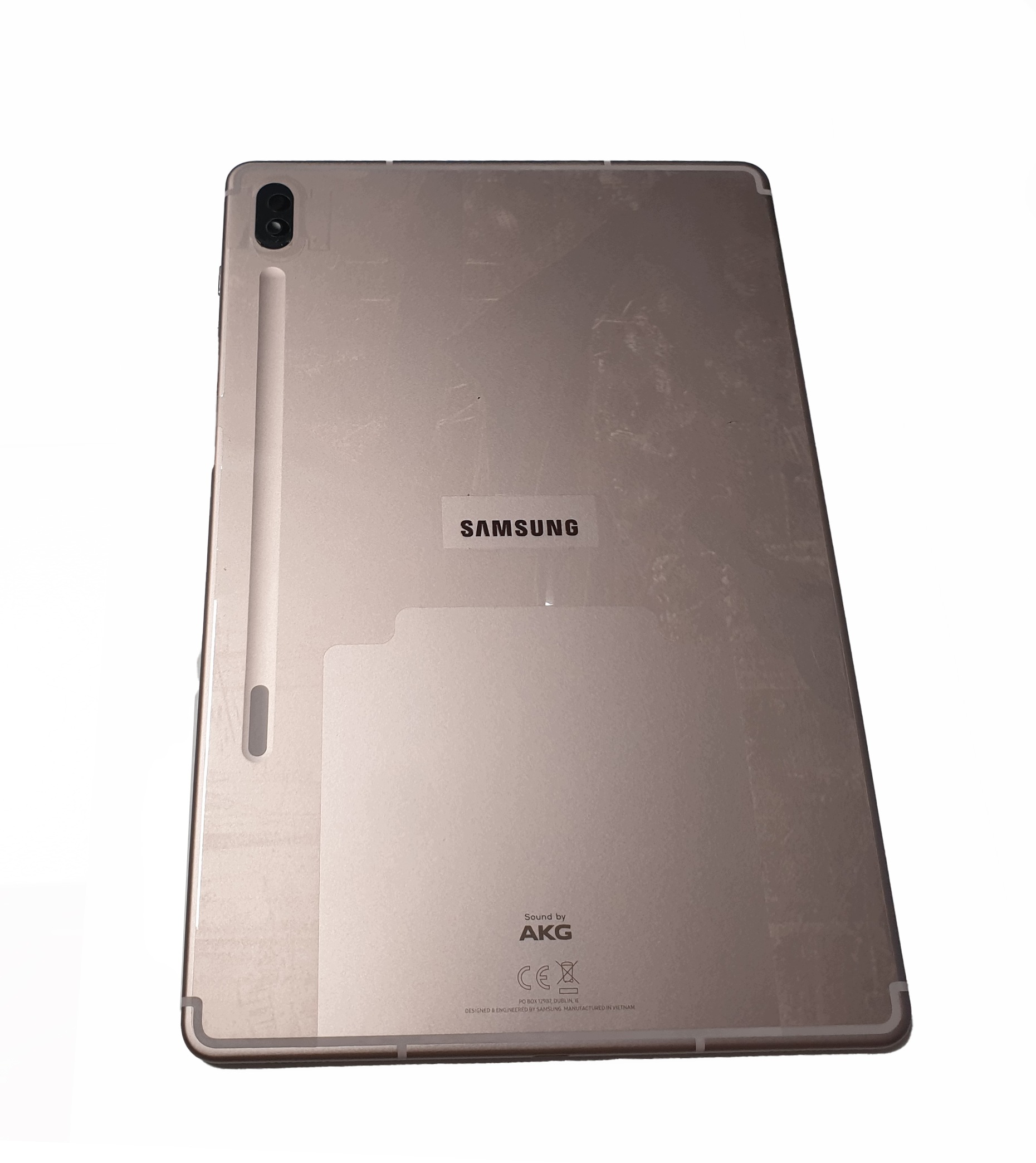 Różowa klapka baterii Samsung Tab S6 T860 Oryginał