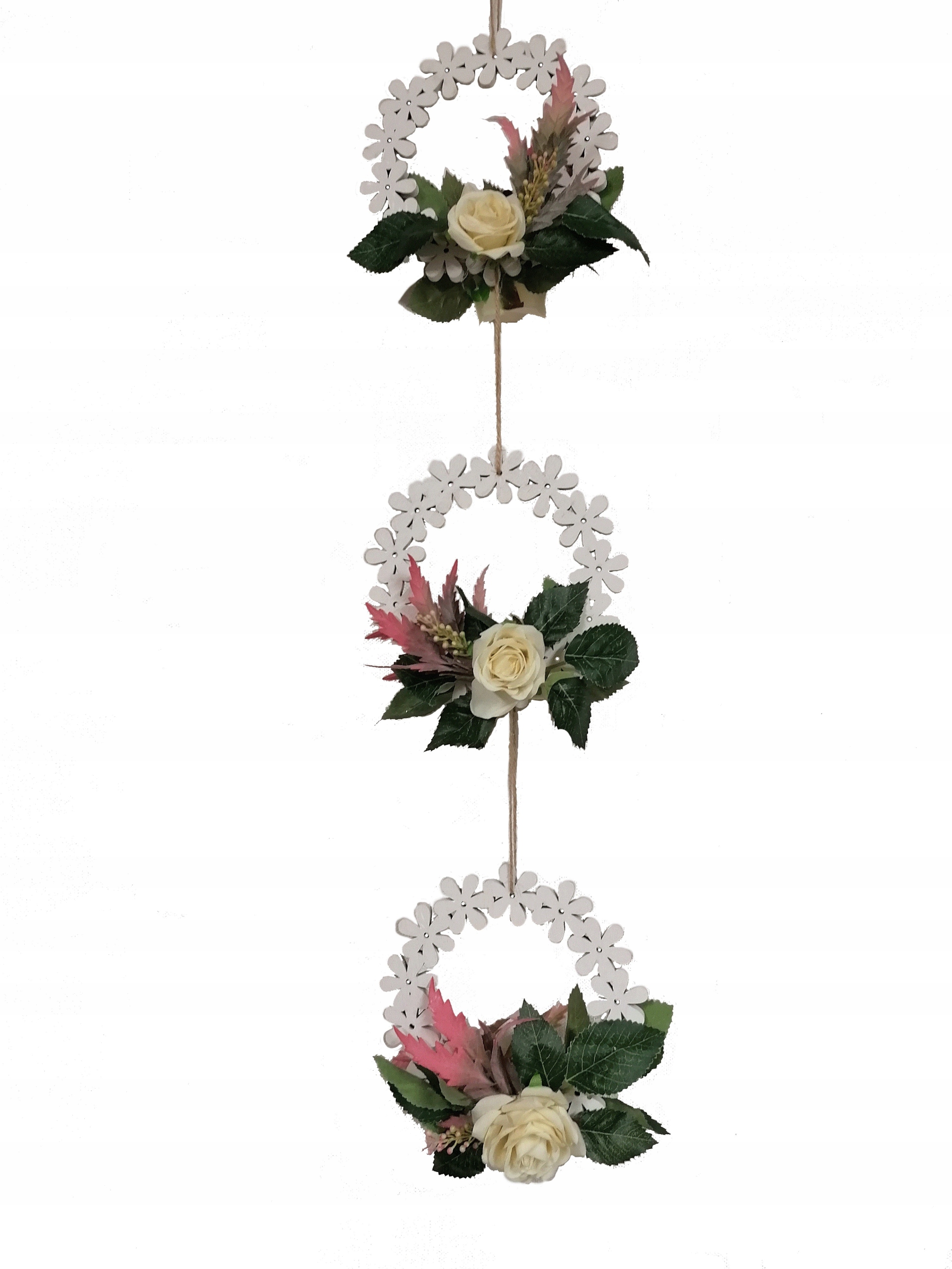 ZAWIESZKA DREWNIANA WIANEK WIKLINOWY STROIK WESELE