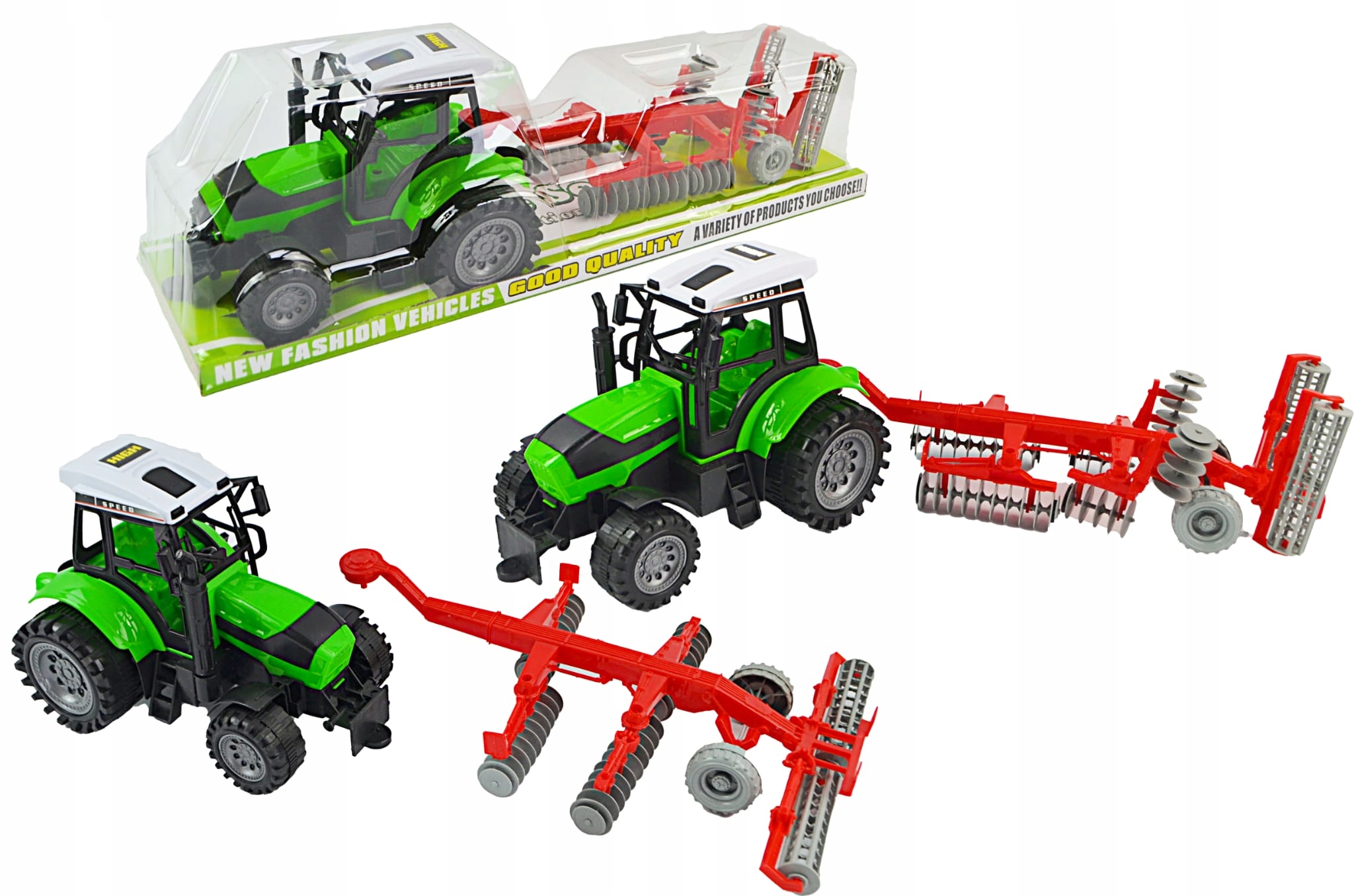 

Traktor rolniczy bronami dla dzieci 55 cm
