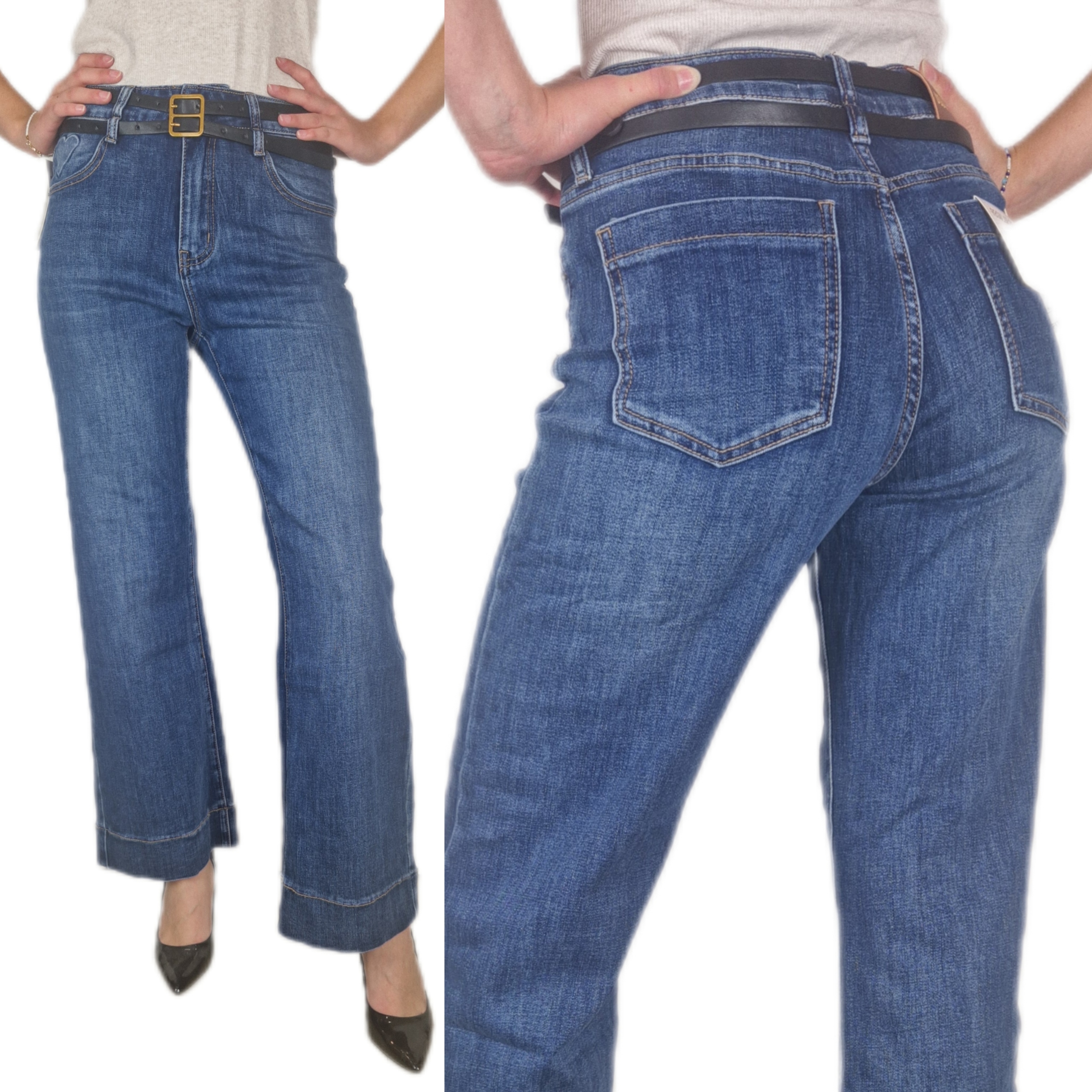 Dámské klasické džínové kalhoty