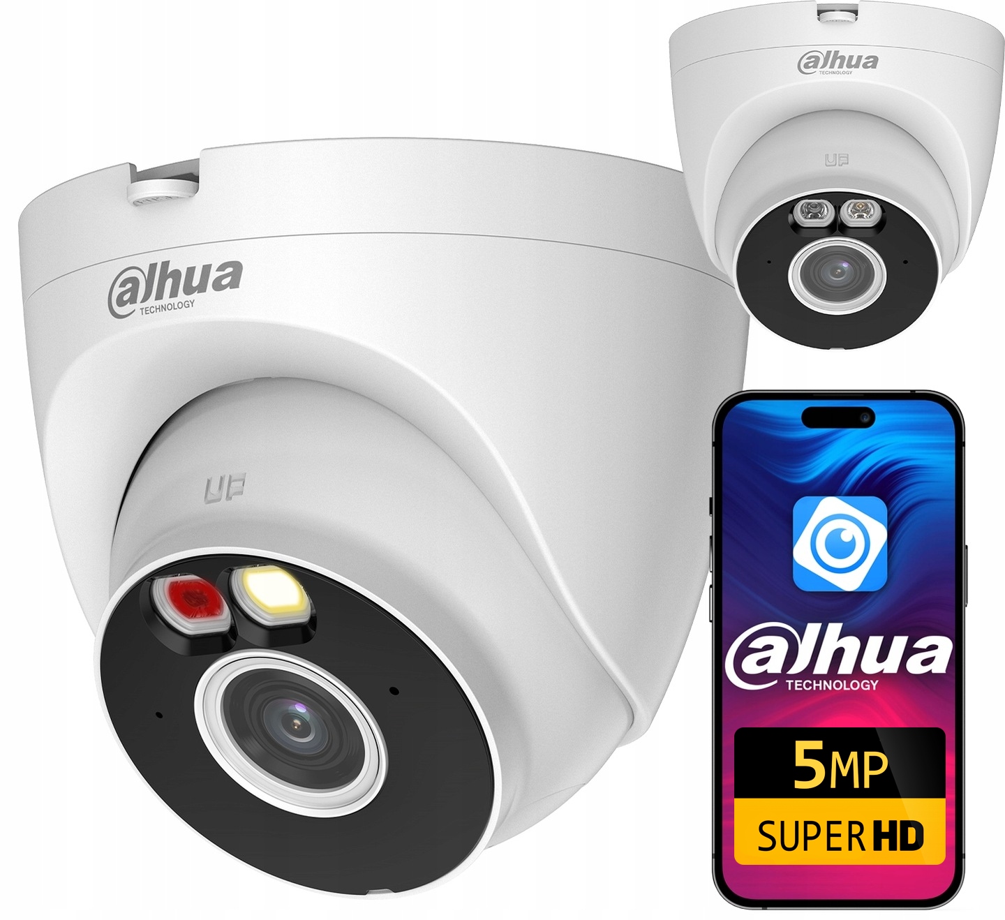 WiFi kamera T5A-PV Dahua 5MPx Smart Dual Light Mikrofon Venkovní reproduktor