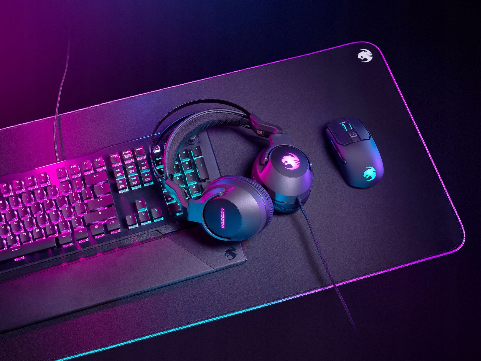 ROCCAT SŁUCHAWKI GAMINGOWE NAUSZNE ELO 7.1 USB Impedancja 32 Ω