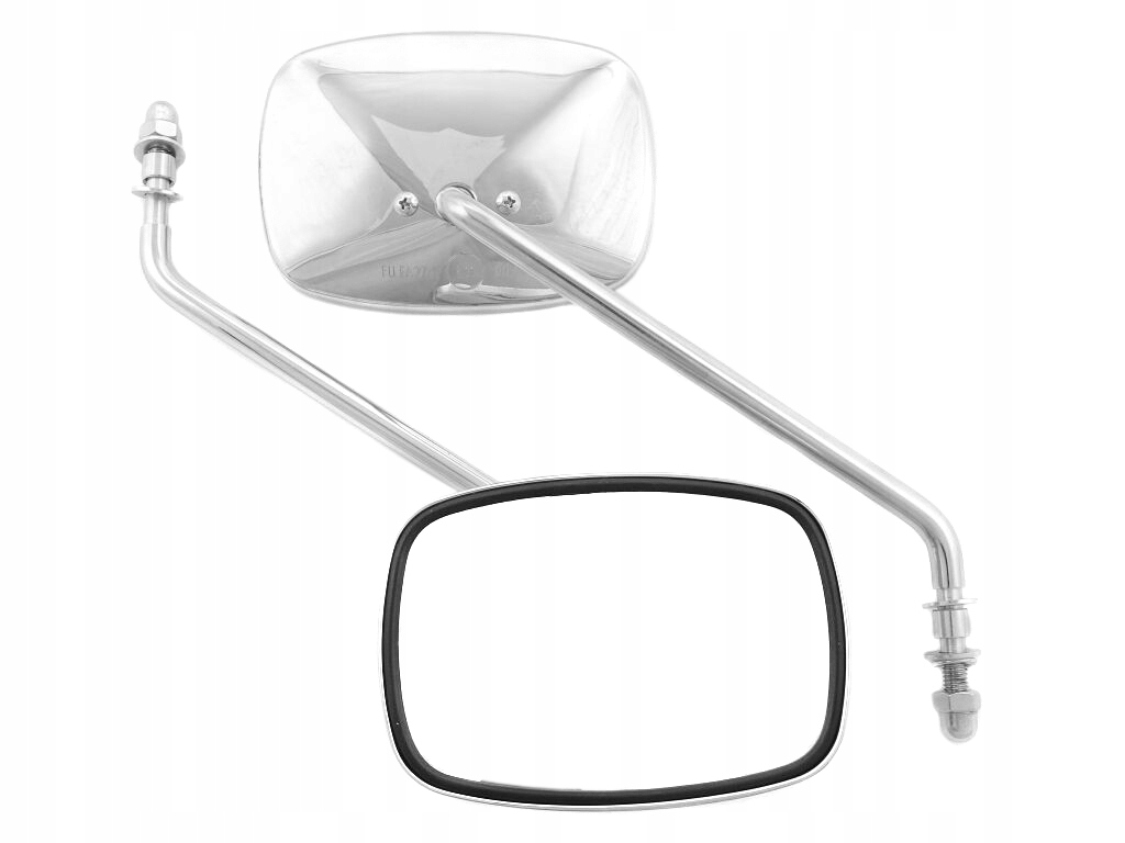 LU-113 - Дзеркала заднього виду хром метал M8 HARLEY DAVIDSON HD