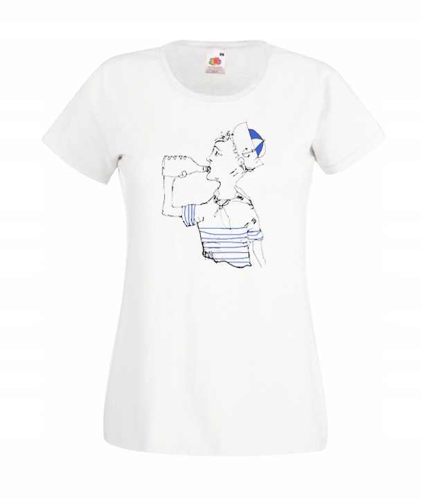 

Xs Koszulka Damska Marynarz Kapitan Żeglarz Wzór