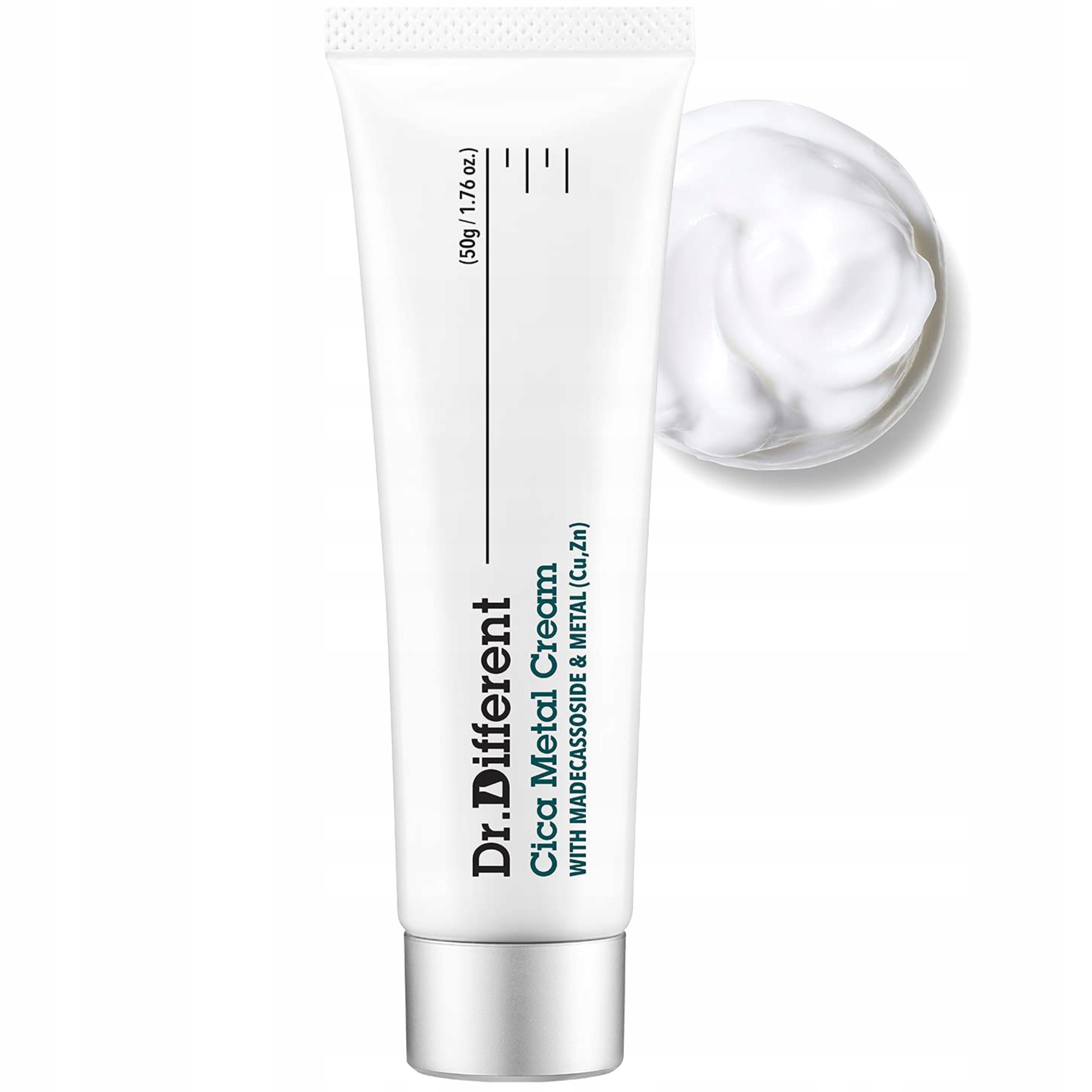 Krem do twarzy Nawilża łagodzi Dr.Different Cica Metal Cream 50g