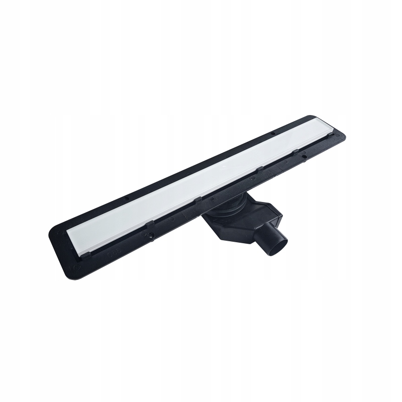 Pestan Odwodnienie Odpływ liniowy prysznicowy białe szkło FRAMELESS 65 cm