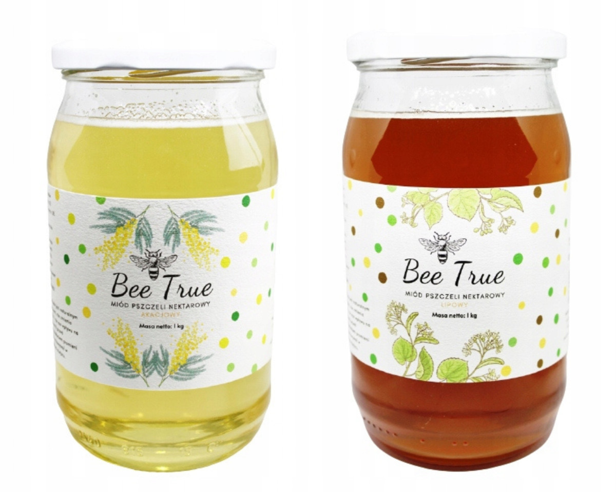 Zestaw miodów 2x 1kg Akacjowy I Lipowy