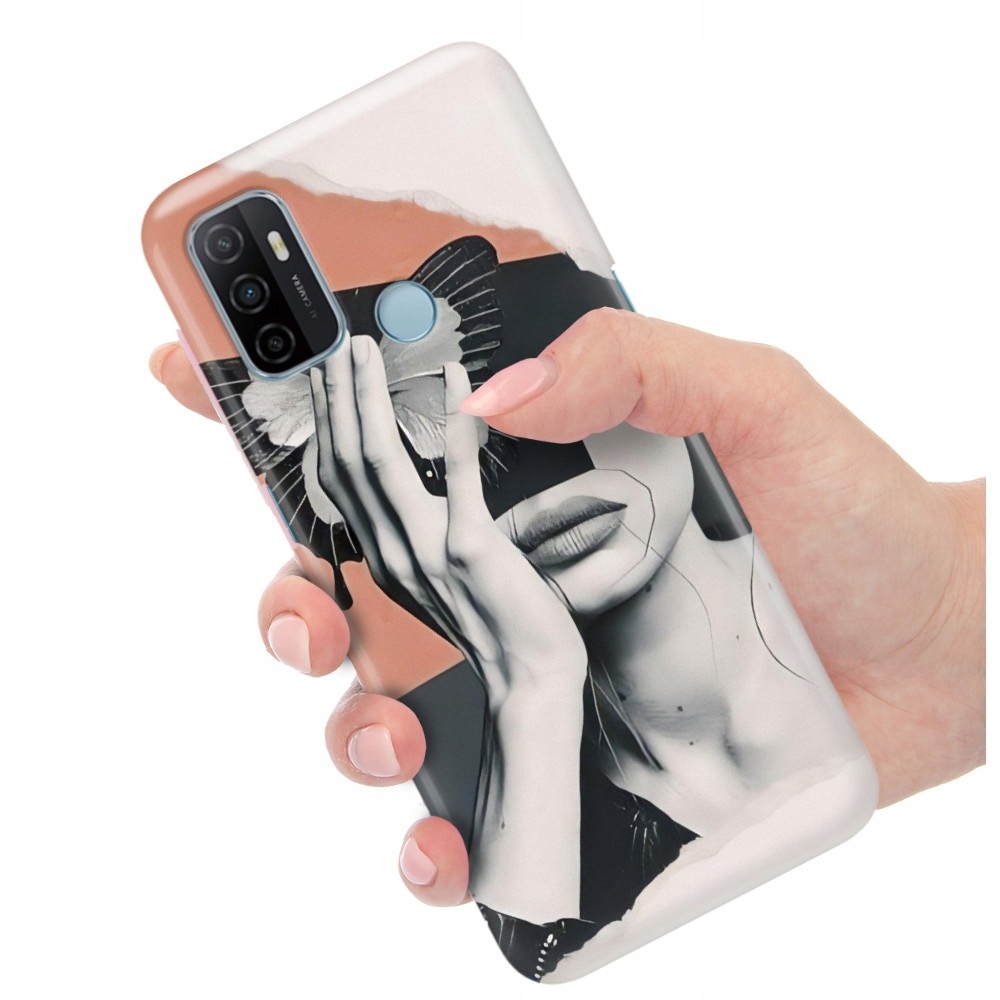 Puzdro Pre Oppo A53s Umelecká zbierka Umelecké vzory