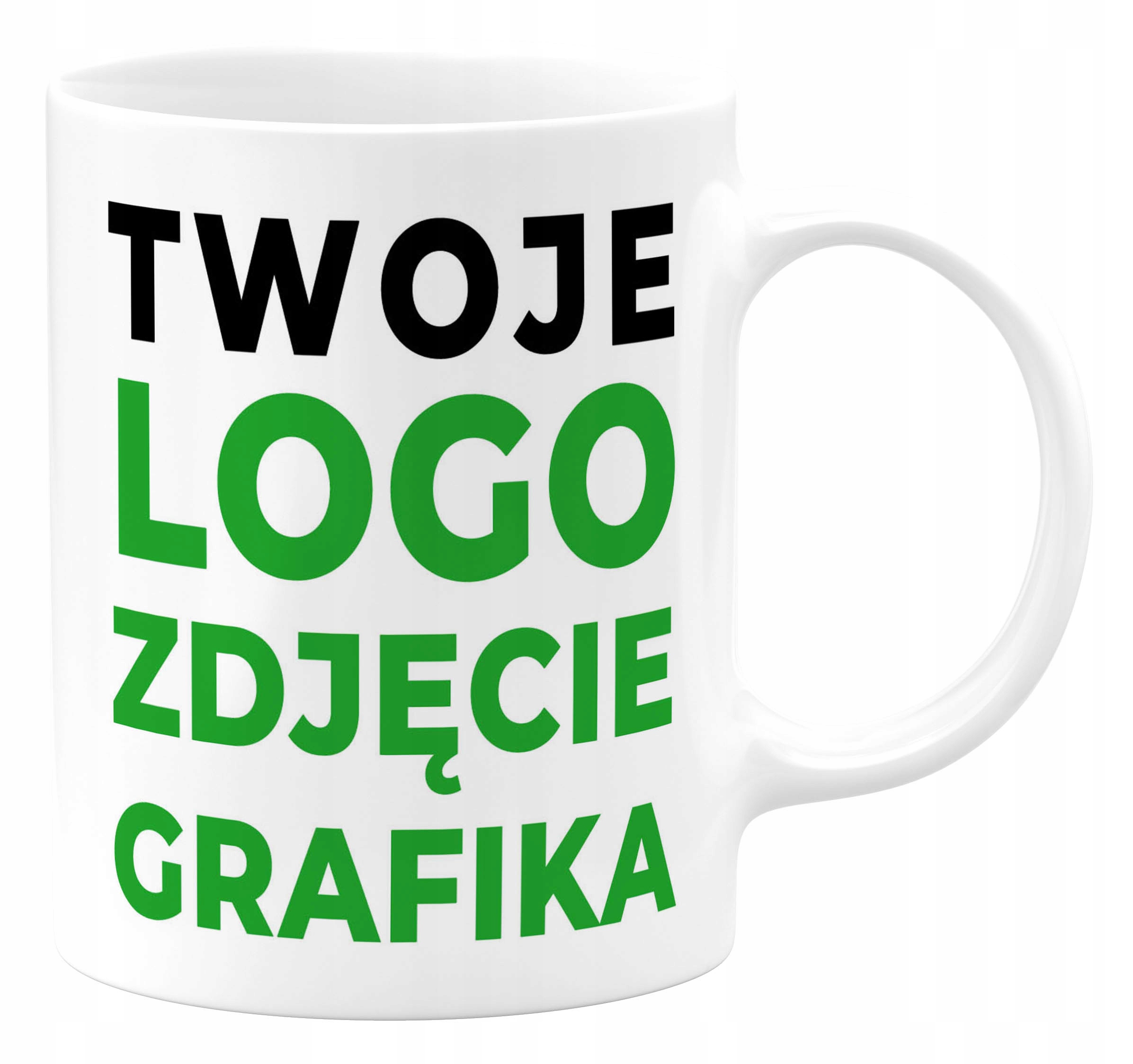 

Kubek z Twoim nadrukiem Logo Zdjęcie Grafika