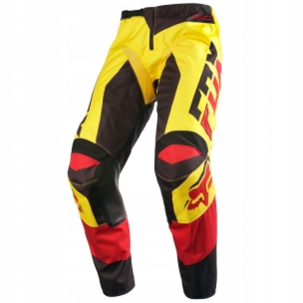 Nohavice Cross Enduro Fox 180 Mako Yellow Off-road (34)