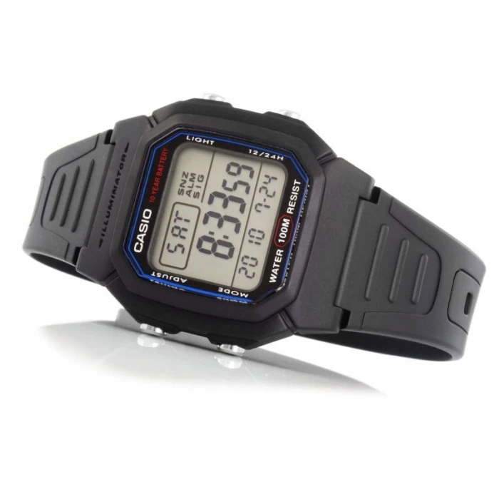 CASIO MĘSKI SPORTOWY ZEGAREK W-800H-1AVEF Marka Casio