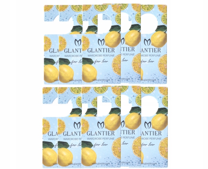 Sada 10 x Glantier Voňavý přívěsek do skříně 411