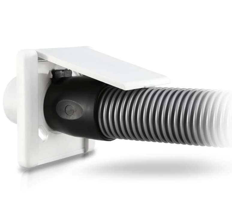 Gniazdo odkurzacza centralnego kolor biały