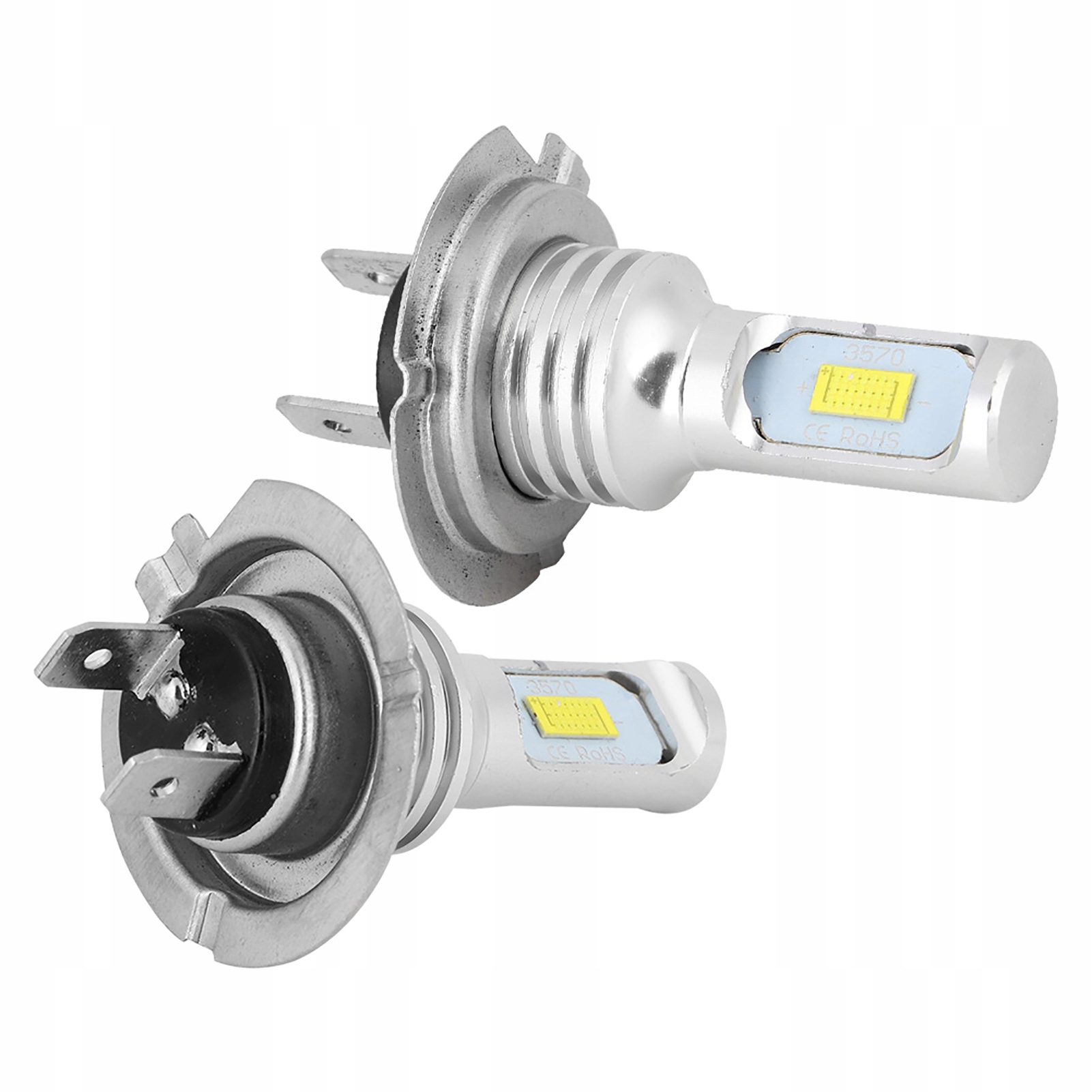 2x ŻARÓWKA LED H7 80W 6000K 12-24V UNIWERSALNA Producent bez marki