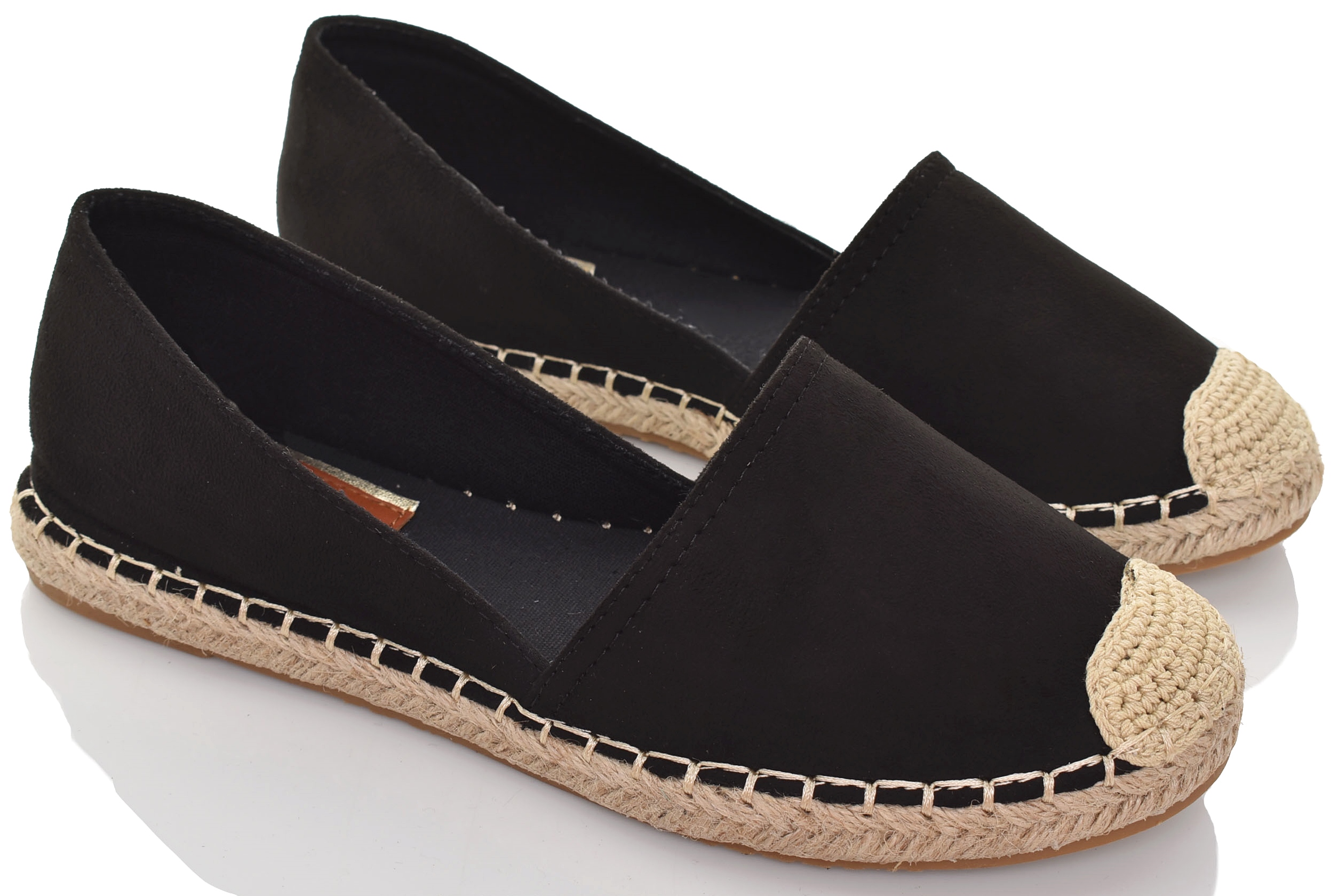 

Damskie Espadryle Na Słomce Zamszowe Wsuwane