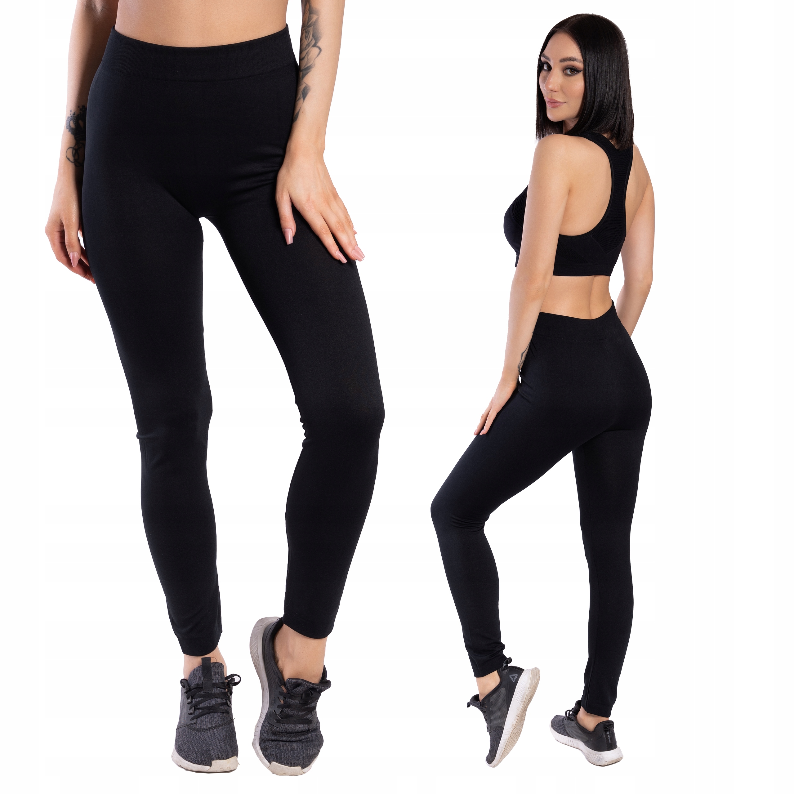 

Legginsy Sportowe bambusowe Fitness ocieplane