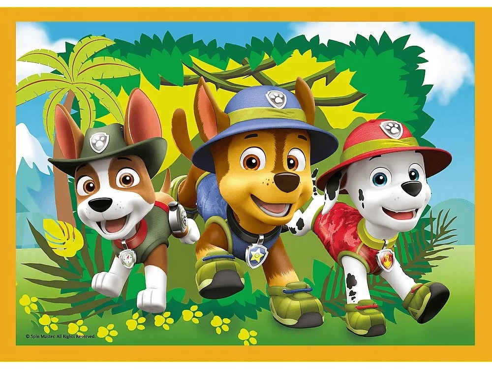 PUZZLE 4W1 WAKACYJNY PSI PATROL PAW PATROL TREFL Marka Trefl