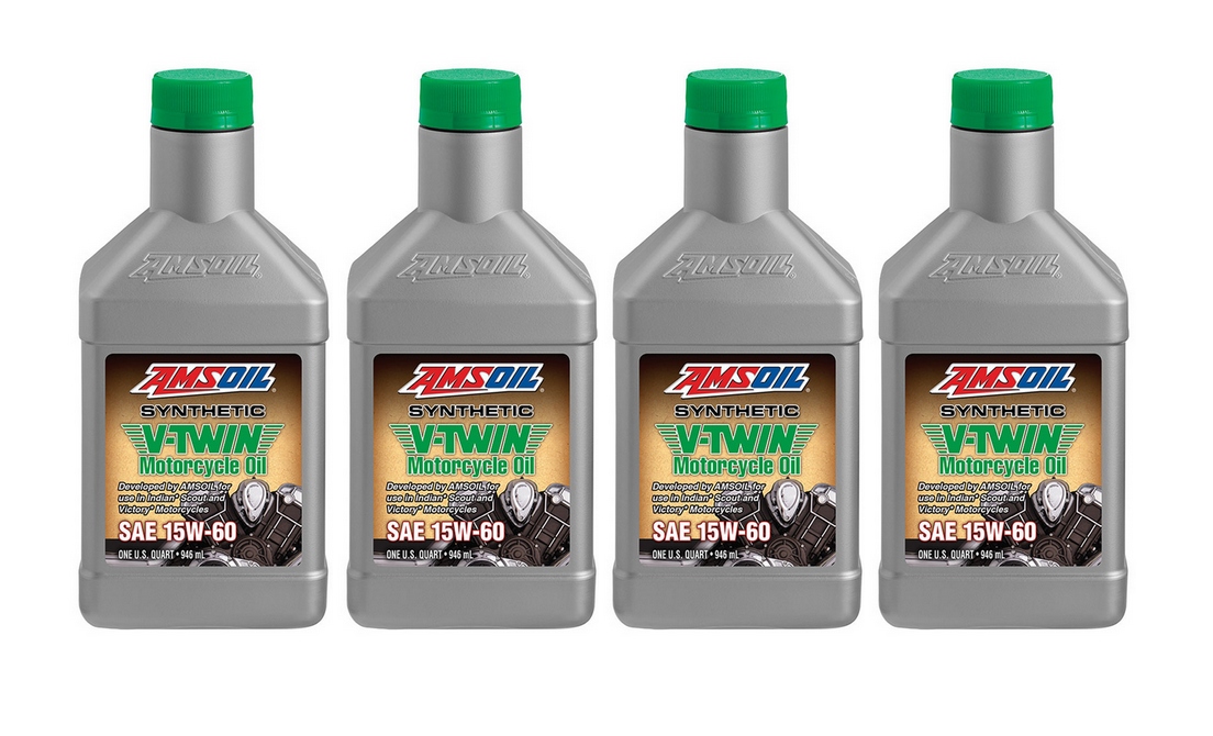 Olej Amsoil 15W60 Syntetický VTwin pre Victory Indian