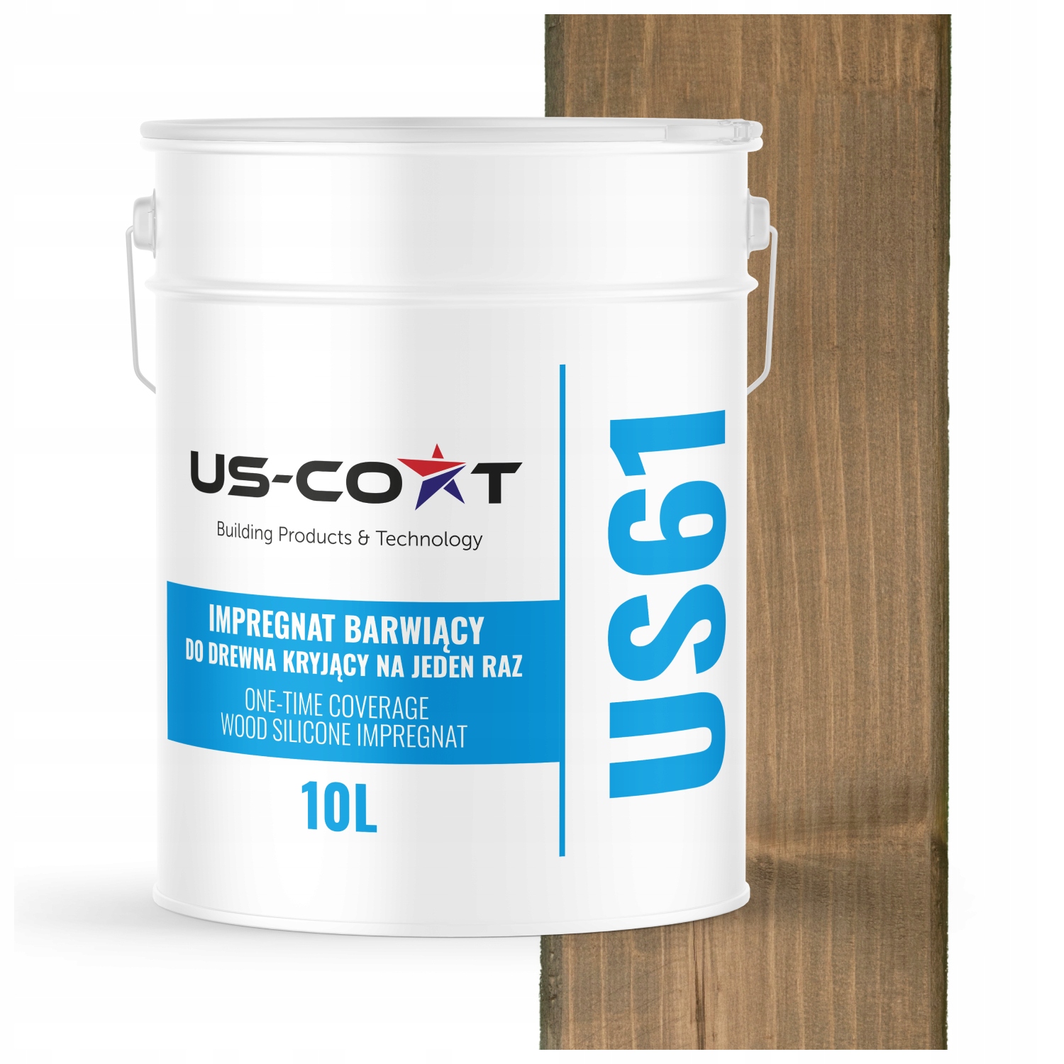 Impregnácia Na Drevo Extra Farba S Chronovými Voskami Naraz Hnedá Šedá 10 L