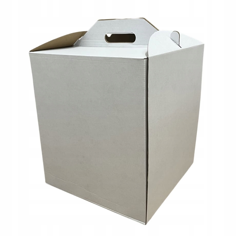 

Karton Pudełko Na Tort 30x30x35 Biały Wysokie