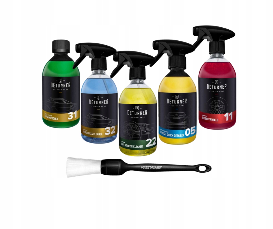 DETURNER набір туалетного приладдя для миття автомобіля
