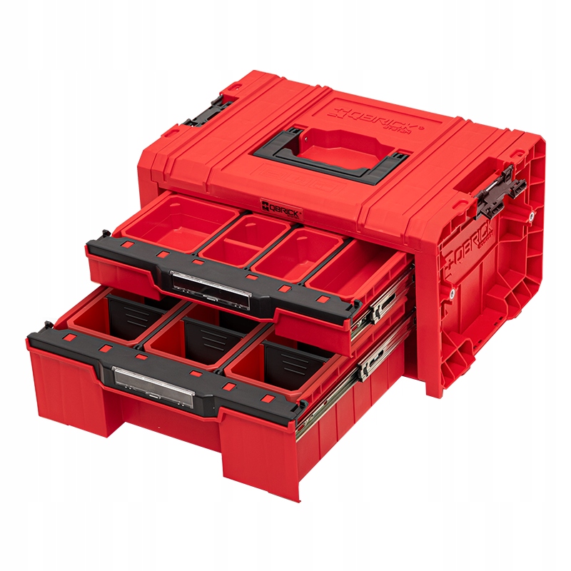 QBRICK PRO DRAWER 2 TOOLBOX ORGANIZER SKRZYNKA NARZĘDZIOWA Z SZUFLADAMI