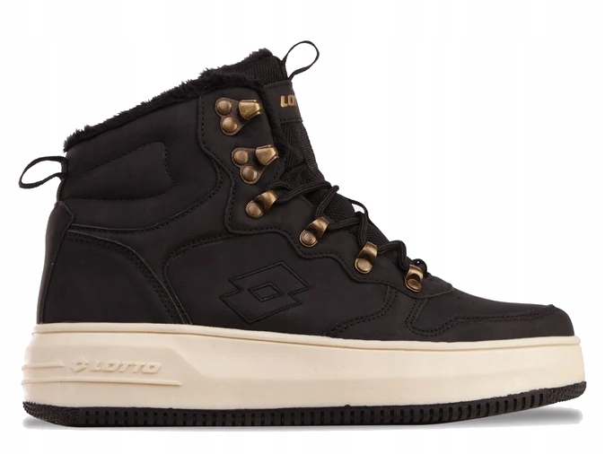 Dámské boty Lotto Jalana Fur černé zateplené 2400390W-1112 vysoké 38 výška