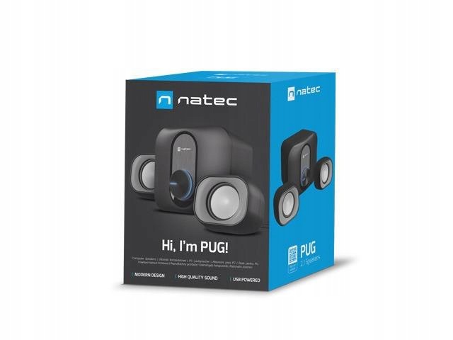 Głośniki Natec Pug 11W Rms 2.1 Czarne