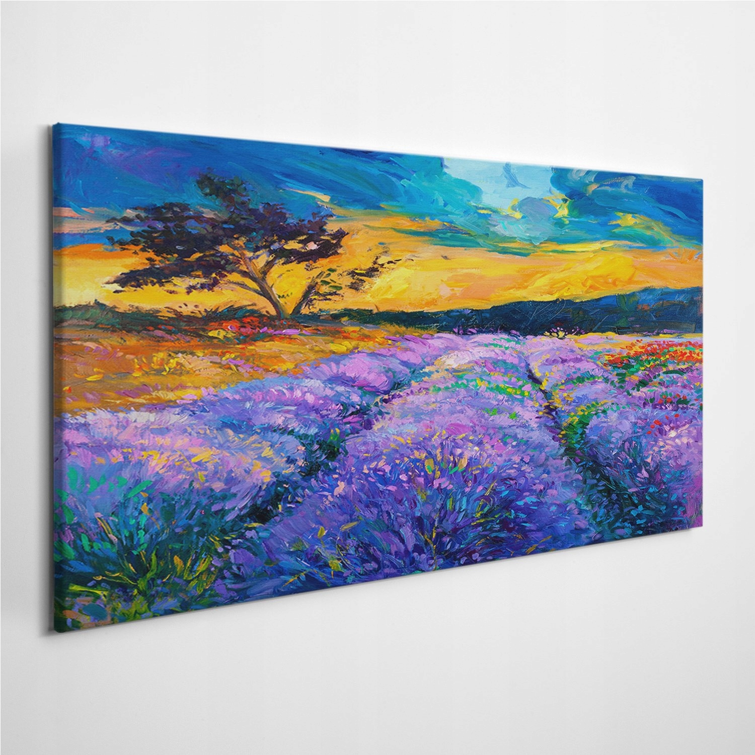 

Fotoobraz na ścianę Lawenda Zachód Słońca 120x60