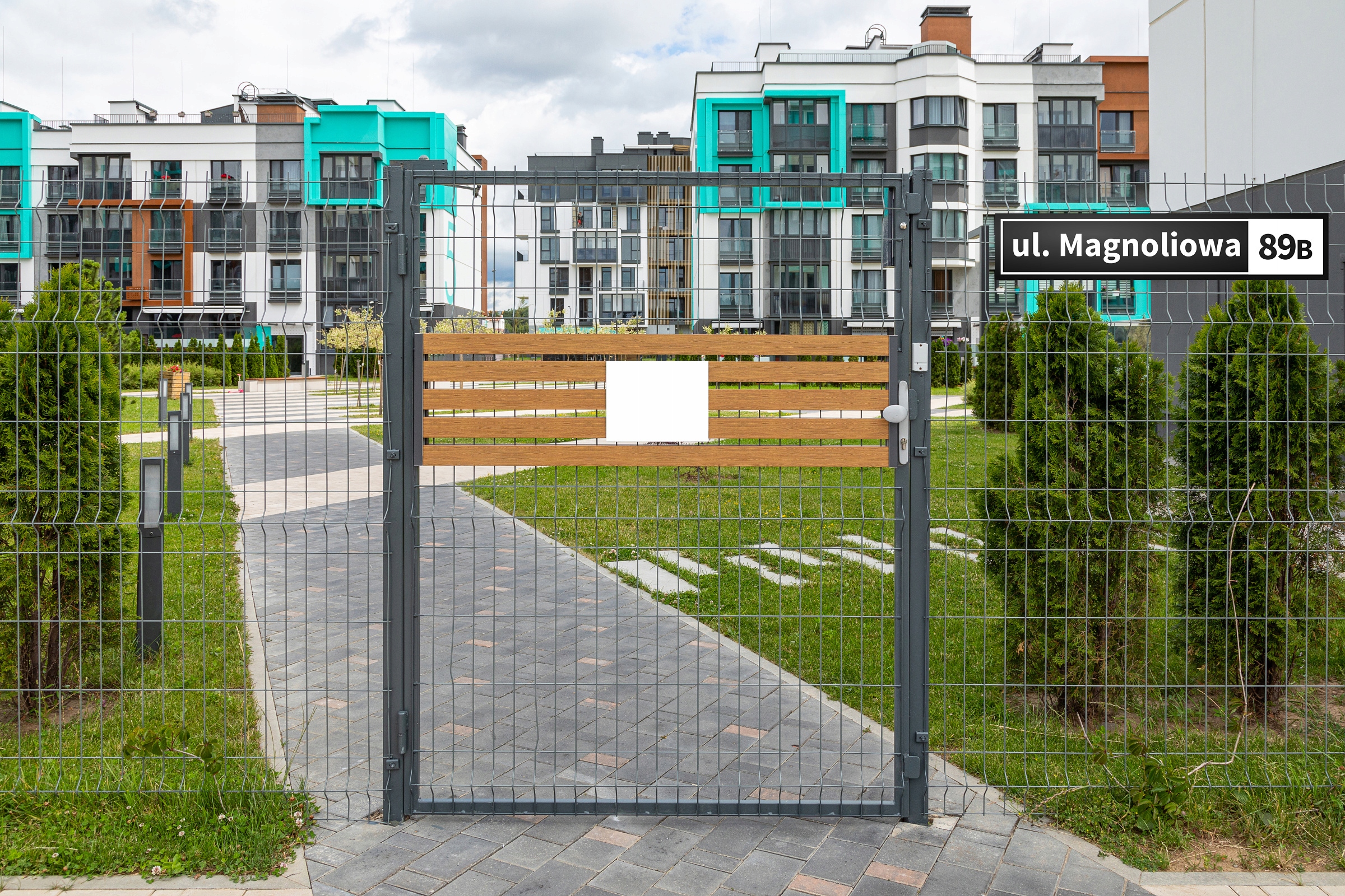 Tabliczka tablica ADRESOWA CZARNY MATT 12x60 Marka Creator