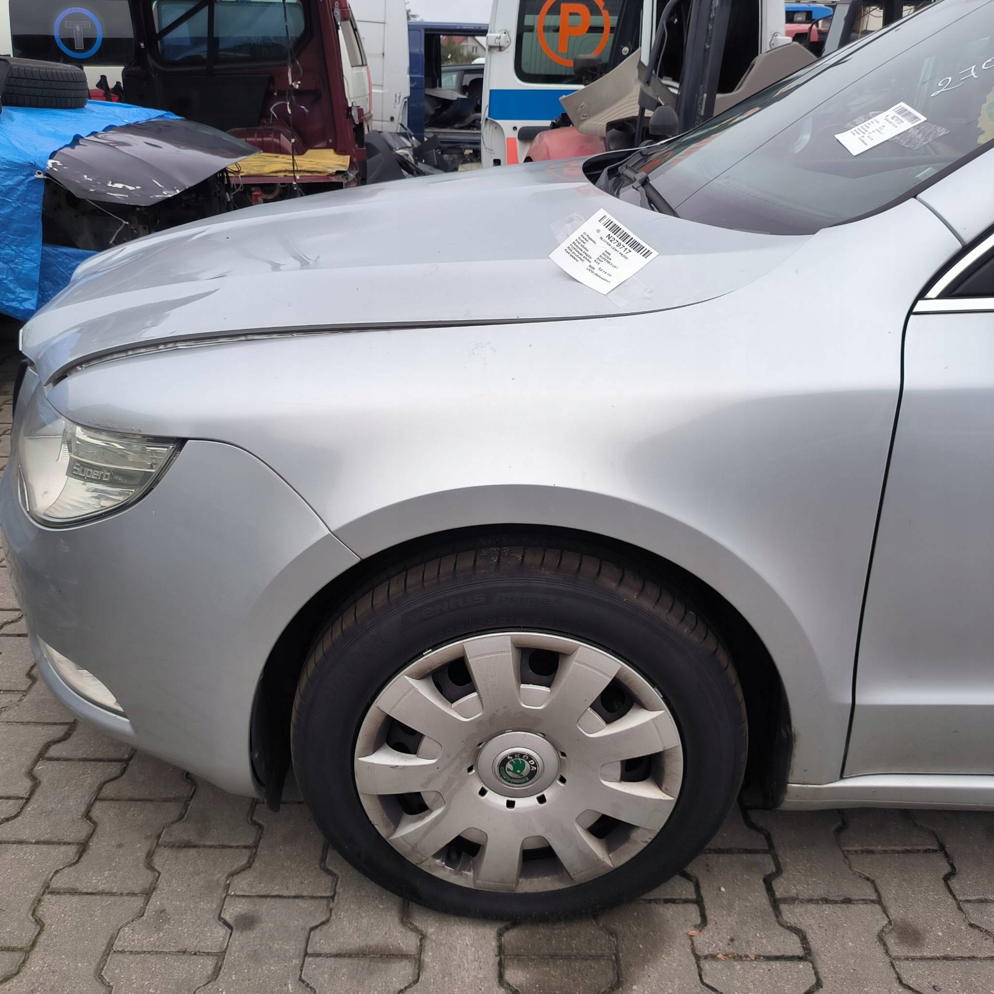 fender left front LA7W SKODA SUPERB II LIFT