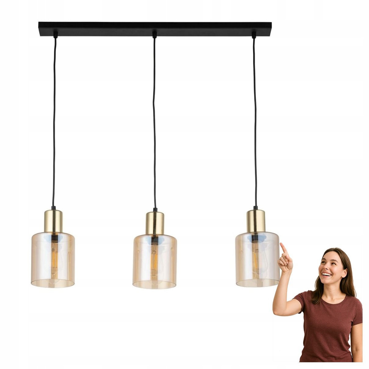 Závesná lampa Sierra Gold 6666 Tk Lighting