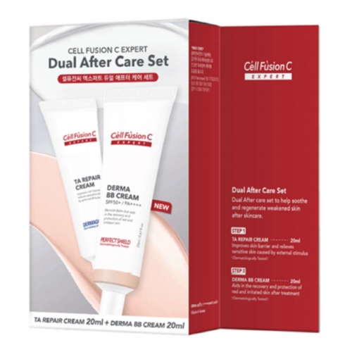 Cell Fusion Dual After Care Ta Reapir Cream Derma Bb Cream SPF50+ 2x20 ml